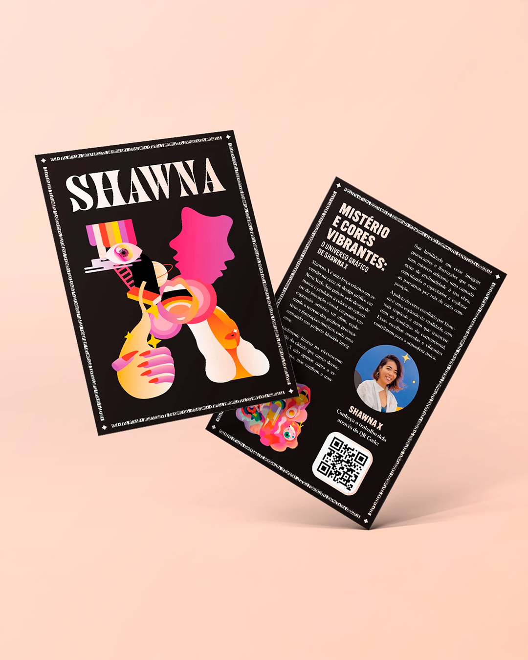 Double Sided Flyer Paying Homage to Shawna X